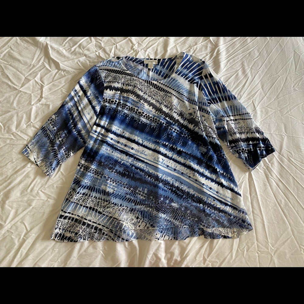CJ Banks 3/4 Length Sleeve Shirt